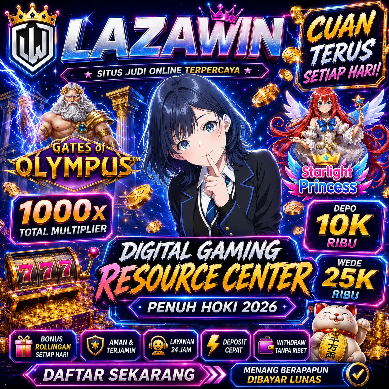 Gambar LAZAWIN ➜ Digital Gaming Resource Center Penuh Hoki 2026